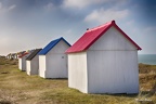 Gouville-sur-Mer (50) - 28/02/2021 - Les cabines de plage